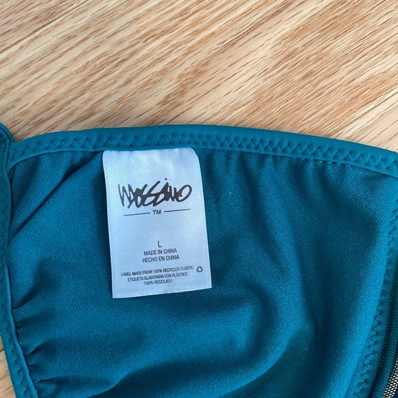Mossimo bikini triangle top - teal/green - L - Picture 4 of 4